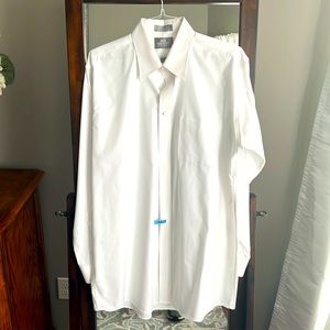 Stafford White Dress Shirt 17/36